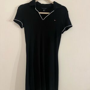 Tommy Hilfiger Black Dress with White Trim